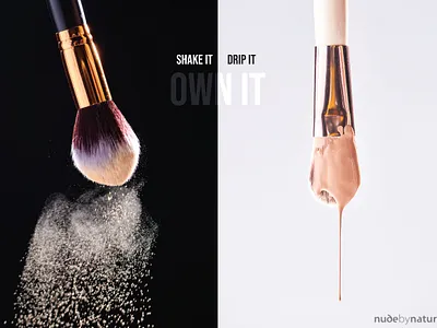 OWN IT - makeup ad advertisement beauty magazine graphic design magazine photography photoshop publication