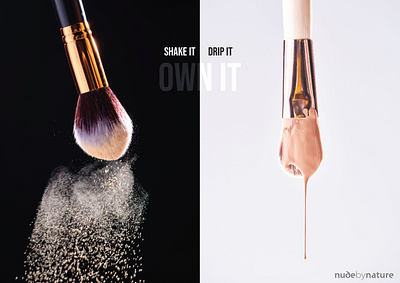 OWN IT - makeup ad advertisement beauty magazine graphic design magazine photography photoshop publication