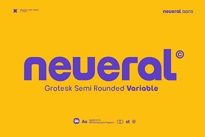 Neueral Font Variabel branding font font variable fonts grotesk type typographic ui