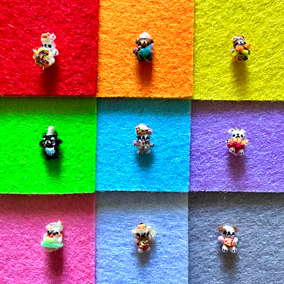 9 new dolls added to monthly blind box art toy blind box character design cute design designer toy dollhouse felt miniature monthly subscription mystery toy plushy