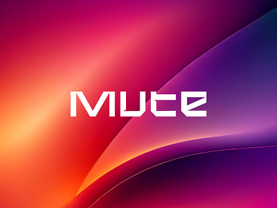 Mute Logo Project branding business card design graphic design illustration logo minimal ui ux vector