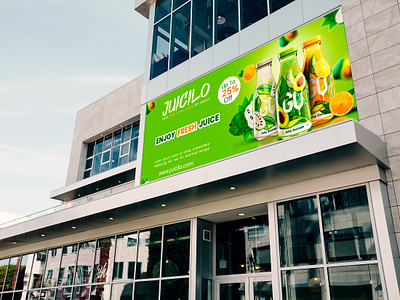 JUICE BILLBOARD / BANNER DESIGN ads advertising banner campaign company billboard drink banner food ads design food banner graphic design juice juice banner juice billboard