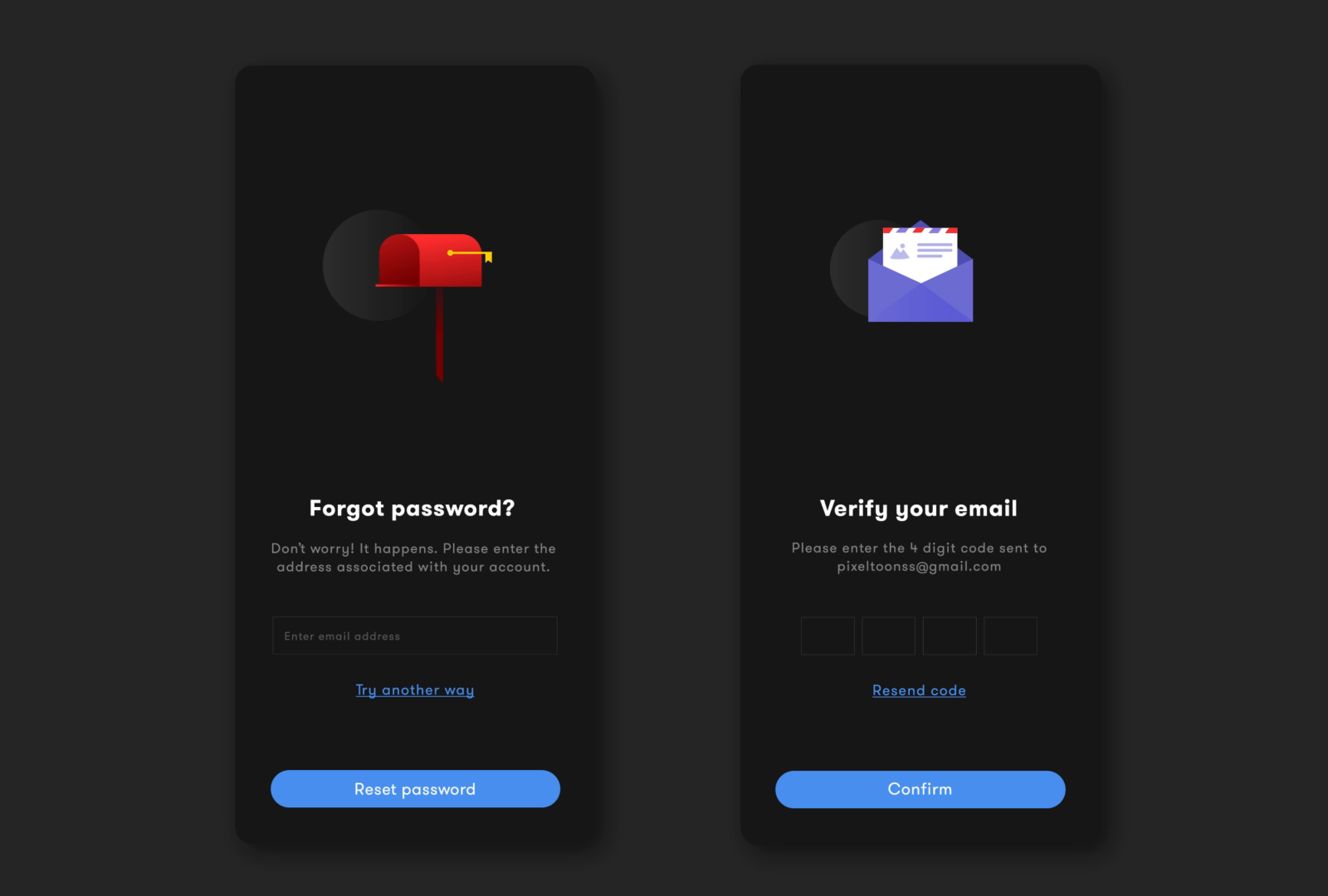 Forgot Password Mobile App By Pixeltoons On Dribbble