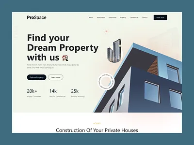 Real Estate Website UI/UX airbnb building buy house clean design landing page landing page design property property management property website real estate real estate agency realtor rent house residence ui ux web design web ui website