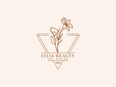 Lylia Beauty Logo badge logo brand design brand identity branding design graphic design logo logo business logo concept logo design logo designer logo for sale logo identity logo portfolio visual identity