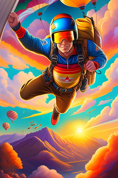 Extreme Adventure branding design flying games online game sports