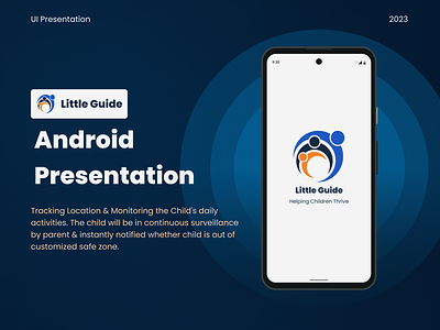 Android Presentation | Little Guide | UI/UX Design android app app design littleguide parentingapp portfolio presentation product design ui uidesign uiux uxdesign