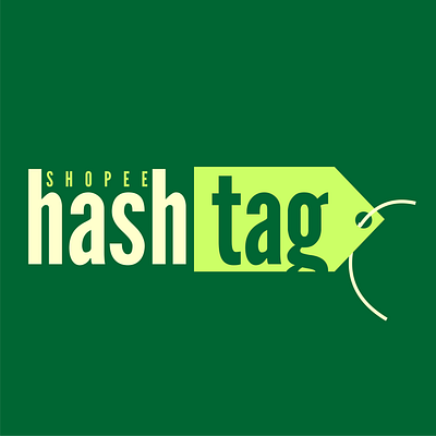 Shop Hash Tag adobe branding graphic design illustrator logo logodesign