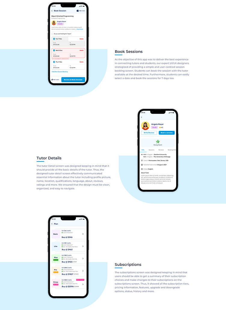 Online learning portal Mobile app UIUX Design by Hetal Makawana for ...