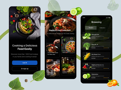 Food recipe app app app design clean clean app cook app cooking cooking app design food food recipe app mobile mobile app recipe app recipe app design recipes recipes app restaurant restaurant app ui ux