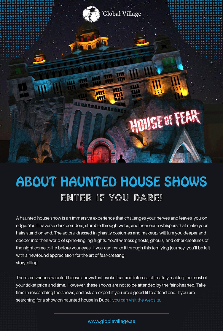 About haunted house shows by Deema Ibrahim on Dribbble