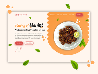 Food Website Concept food food landing page food website homepage ui landingpage showcase ui ui design ui ux design website website concept website design website ui