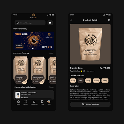 Coffee App Design app appdesign branding coffee coffee app design gayo illustration indonesia kopi logo mobile mobile app ui uidesign uiux ux uxdesign uxui