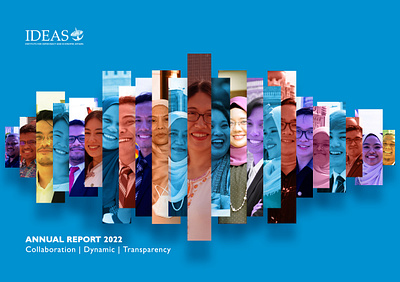 Publication (Annual Report) branding design illustration information layout photoshop