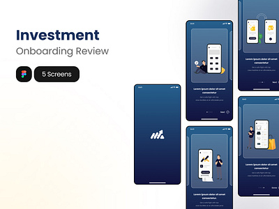 Onboarding screen for Investment investment onboarding ui