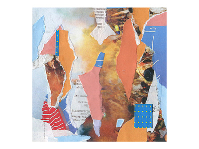 Sunny abstract art collage collages illustration martovsky paper sunny коллаж коллажи