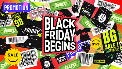 Black Friday Sticker black friday design graphic design illustration sticker vector