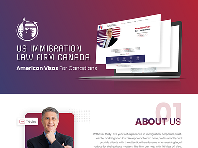 American Immigration Attorney Donald G Walker design graphic design ui ux web design website design website development wordpress website