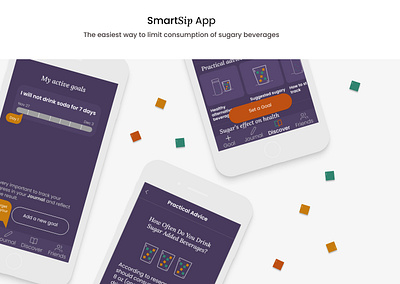 SmartSip App Case Study app design case study design health app icons product design research ui ui design user experience ux ux design