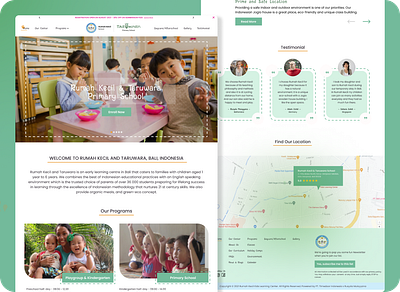 UI/UX - Rumah Kecil Kindergarten Website