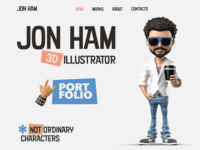 3D illustrator 3dcharacter illustration photoshop ui webdesign