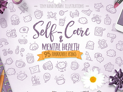 Self-Care & Mental Health Icons
