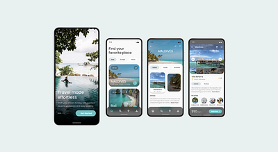 Android Travel App UX Design android app app design appdesign figma ui uiux ux