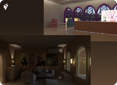 3D Environment - Gloomy Dorm 3d 3d environment