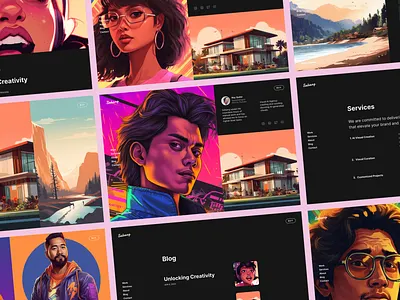 Sabang - Framer Premium Minimal Visual Template clean concept design framer landing landing page landingpage minimal simple typography ui