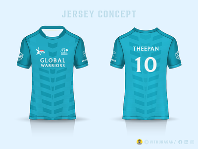 Sports Jersey Design by Jegajeevan on Dribbble