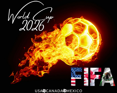 I got bored. I made it. canada canva design fifa graphic design mexico soccer usa world cup 2026