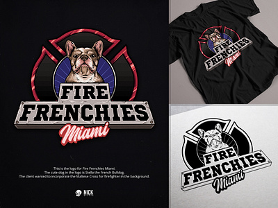 Fire Frenchies Miami brand identity branding design design studio graphic design hand drawing hand drawn illustration illustrator logo logo design vintage vintage design vintage logo