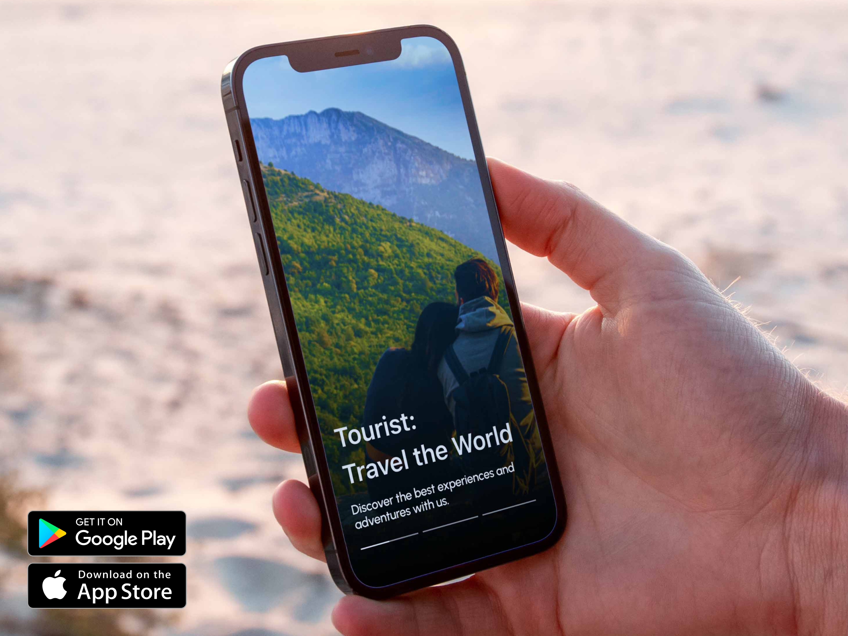 Tourist: Travel the World mobile app tourist travel app travel application ui ux