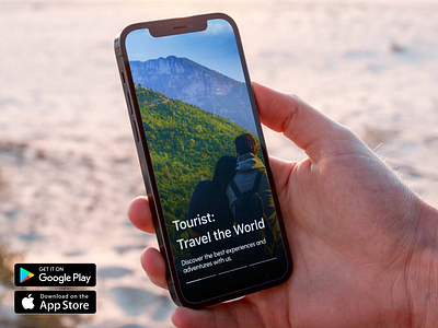 Tourist: Travel the World mobile app tourist travel app travel application ui ux