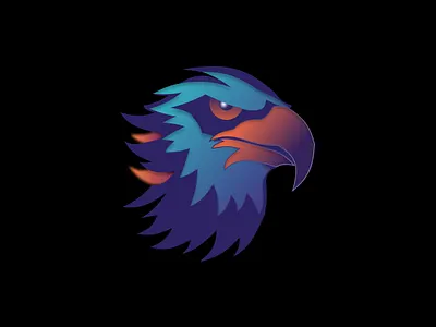 Eagle - vector art graphic design logo vector