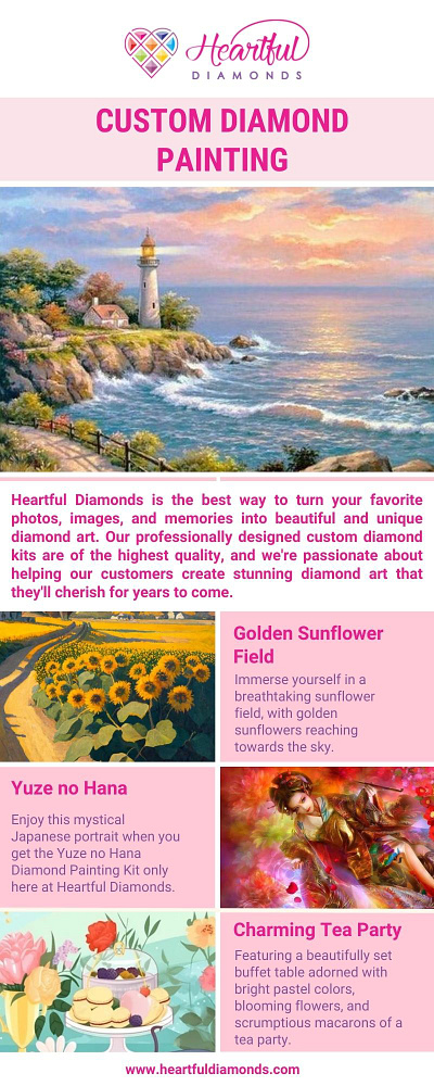 Latest Custom Diamond Painting - Heartful Diamonds 5d diamond painting kits custom custom diamond painting
