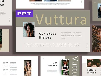 Vuttura Lookbook Powerpoint abstract annual business clean corporate download google slides keynote pitch pitch deck powerpoint powerpoint template pptx presentation presentation template professional slides template ui web