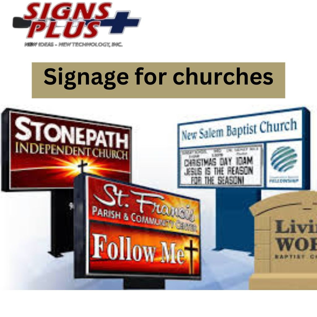 Signage for churches by Signsplussigns on Dribbble
