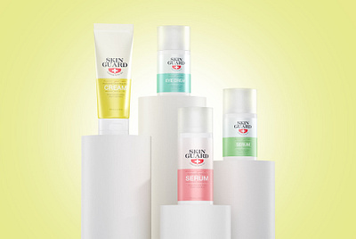 Skin Guard Skin Care - Packaging Design branding design graphic design illustration logo packaging packaging design