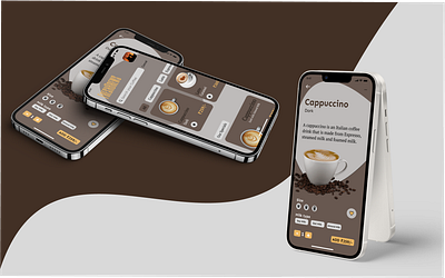 Coffee App UI Design app design interface mobileapp ui uidesign uiux