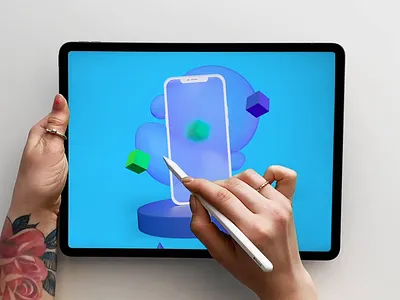 3D+iPad+Apple Pencil=🩶 3d animation apple hands inspiration ipad pencil