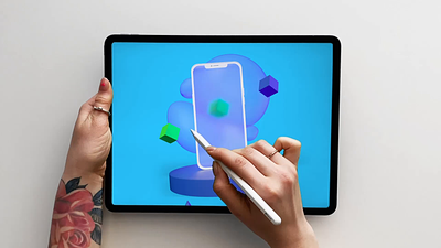 3D+iPad+Apple Pencil=🩶 3d animation apple hands inspiration ipad pencil
