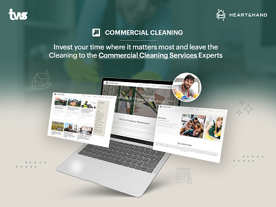 Commercial Cleaning Website cleaning website combination design graphic design ui ui design website