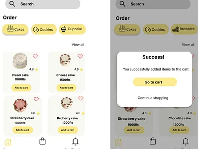Dashboard for Bakery App app bakery page dashboard design graphic design ui