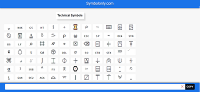 Technical Symbols cool symbols copy and paste symbols symbol symbols technical technical symbols technicals textsymbols
