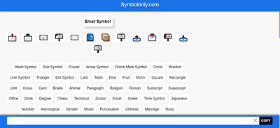 Email Symbol cool symbols copy and paste symbols email email symbol emails symbol symbols textsymbols