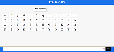 Greek Symbols cool symbols copy and paste symbols greek greek symbols symbol symbols textsymbols