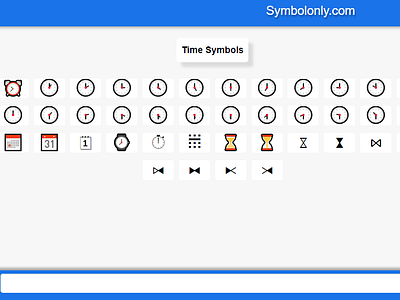 Time Symbol designs, themes, templates and downloadable graphic
