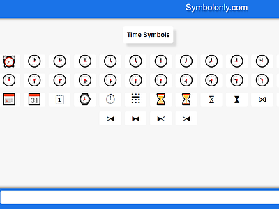 Time Symbol cool symbols copy and paste symbols symbol symbols textsymbols time time symbol