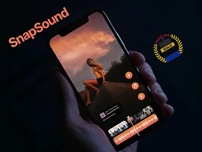SnapSound iOS App app design ui ux